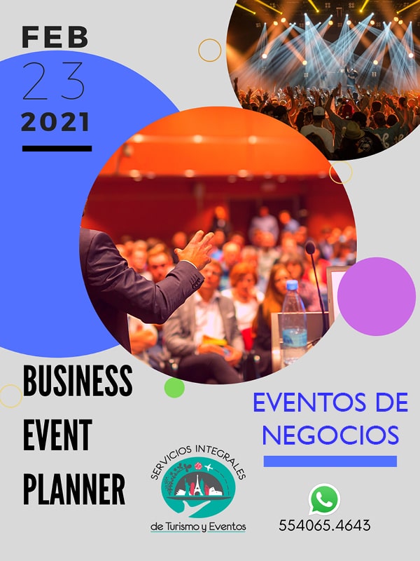 Banner curso business event planner