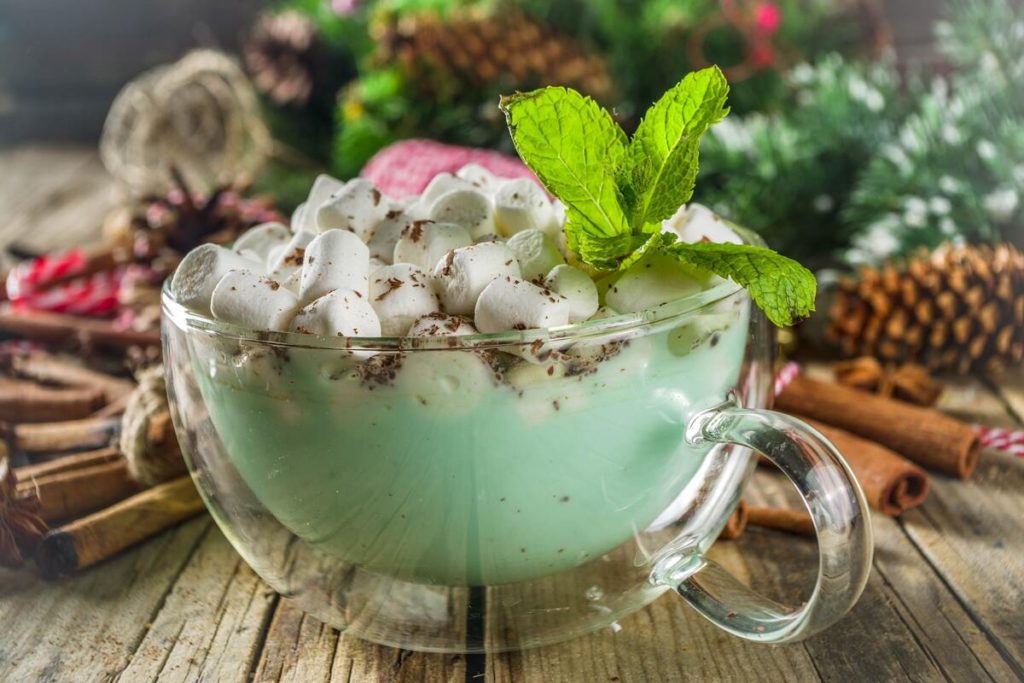 recetas con chocolate  blanco con menta