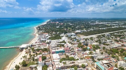 vista aérea playa del carmen